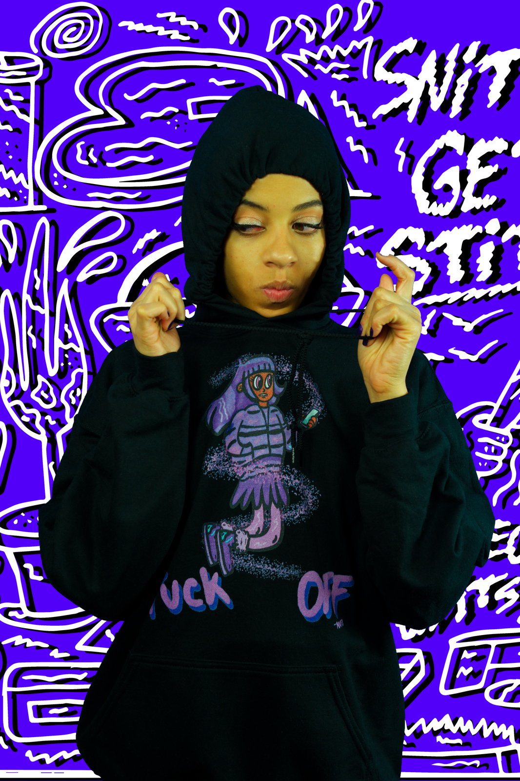 Fuck Off Unisex Hoodie | Shoot Dope Spot